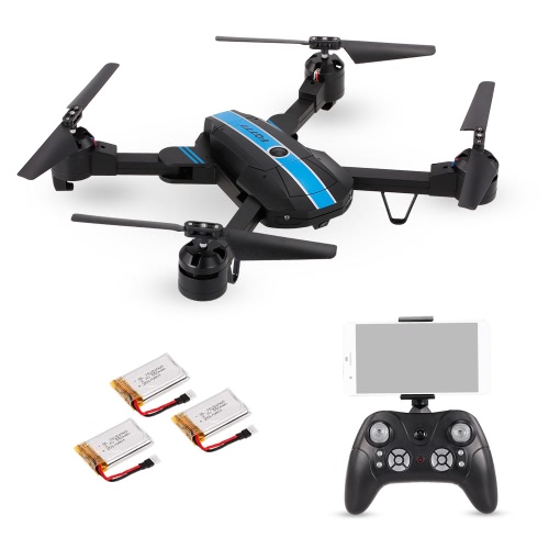 FQ777 FQ24-1 Foldable Selfie Drone WIFI FPV RC Quadcopter Fly More Combo - RTF