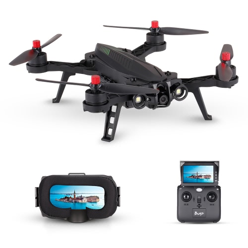 MJX Bugs 6 B6 720P Camera 5.8G FPV Drone 250mm High Speed Brushless Racing Quadcopter with G3 Goggles