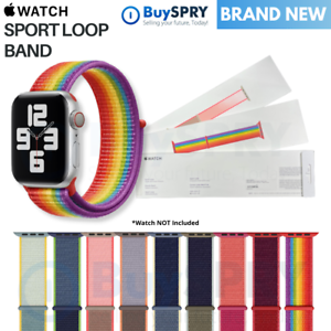 Apple Watch Band Sport Loop 🍎 Fabric Series 3 4 5 6 SE ⌚ 38mm 40mm 42mm 44mm