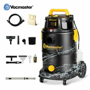 Vacmaster 8 Gallon 5.5Peak HP Wet Dry vac Shampoo Shop Car Vacuum Carpet Cleaner