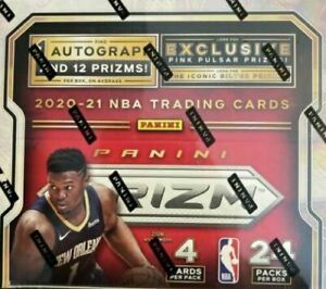 2020-21 Prizm Basketball 24pk Retail Box Factory Sealed - 1 Auto Per Box