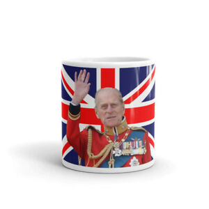 Prince Philip Duke of Edinburgh Commemorative White Glossy Mug