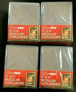 100 Ultra Pro Regular 3 x 4 Toploaders New top loaders New Sealed
