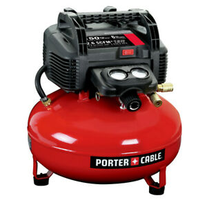 Porter-Cable C2002 0.8 HP 6 Gallon Oil-Free Pancake Air Compressor