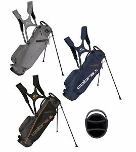 Cobra Mens Ultralight Sunday Golf Stand Bag - New 2021 - 3 Way Top 3.8 lbs