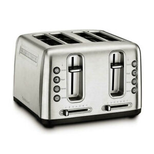 Cuisinart RBT-4900PC Stainless Steel 4-Slice Toaster with Shade Control, Brush