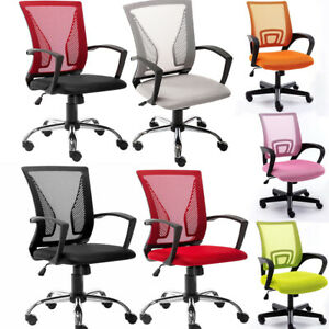 Ergonomic Midback Mesh Office Chair Computer Desk Task Seat Adjustable Rolling