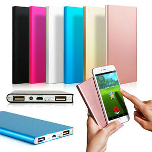 Ultra Thin 20000mAh Portable External Battery Charger Power Bank for Cell Phone