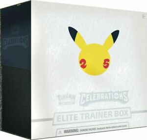 Pokemon Celebrations 25th Anniversary Elite Trainer Box SEALED