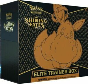 Pokemon Shining Fates Elite Trainer Box Factory Sealed