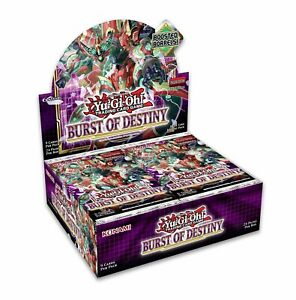 Yugioh Burst of Destiny Factory Sealed 1st Edition Booster Box Presale 11/5