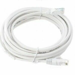 15 ft CAT6 Network Ethernet Patch Cable XBOX PS3 15 feet GIGABIT 500MHz WHITE