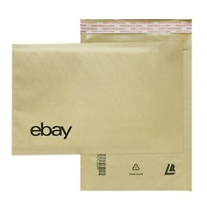 6.5” x 9.25” Kraft Padded Bubble Mailer – Black Logo