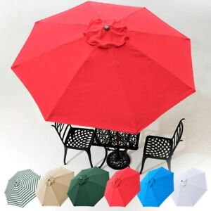 8'/9'/10'/13' Umbrella Replacement Canopy 8 Rib Outdoor Patio Top Cover Only Opt