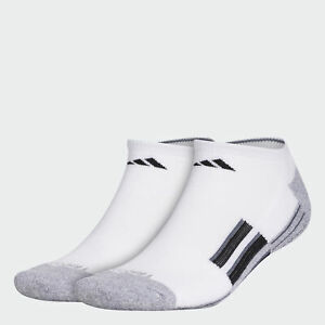 adidas Cushioned No-Show Socks 2 Pairs Men's