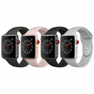 Apple Watch 38mm Series 3 GPS + Cellular with Sport Band MQJN2LL/A