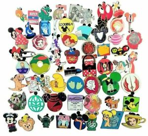 Disney Pin Trading 25 Assorted Pin Lot ~ Brand New Pins ~ No Doubles ~ Tradable