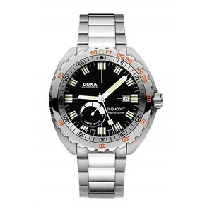 Doxa 875.10.101.10 Men's SUB 4000T Sharkhunter BLACK Automatic Watch