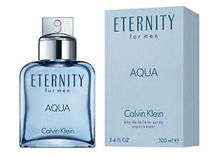 Eternity Aqua by Calvin Klein for Men Cologne 3.4 oz EDT New in Box