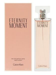 Eternity Moment by Calvin Klein 3.4 oz EDP Perfume for Women New In Box