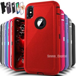 For Apple iPhone X XR XS Max 10 Shockproof Protective Rugged Hard Cover Case