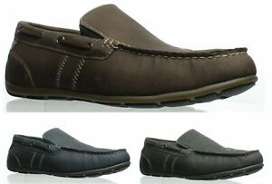 GBX Mens Luca Casual Moc-Toe Driving Loafers