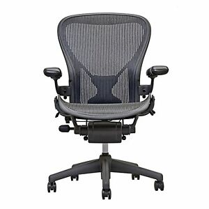 Herman Miller Fully Loaded Posture fit Size B Aeron Chairs - Open Box -