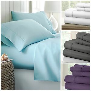 Hotel Quality Egyptian Comfort 4-Piece Bed Sheet Sets - 4 Luxury Patterns