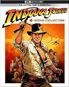 Indiana Jones 4-Movie Collection [New 4K UHD Blu-ray] Boxed Set, 4K Mastering,
