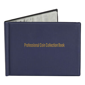 Juvale Coin Collection Holder Album Book for Collectors, Holds 240 Coins