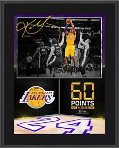 Kobe Bryant Los Angeles Lakers 10.5" x 13" 60 Point Finale Plaque - Fanatics