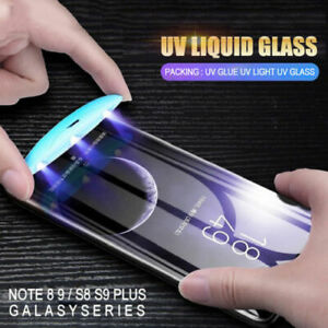 Liquid Screen Protector For Samsung galaxy S10+ Plus Full UV Glue Tempered Glass