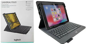 Logitech Universal Folio Keyboard Case Fits iOS Android & Windows Tablets 9-10"