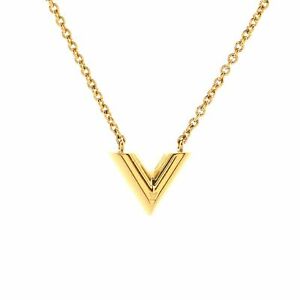 Louis Vuitton Essential V Necklace Metal