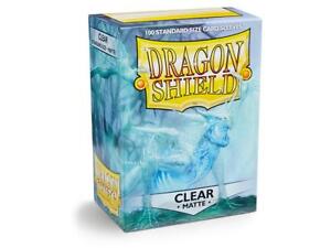 Matte Clear 100 ct Dragon Shield Sleeves Standard Size FREE SHIPPING! 10% OFF 2+