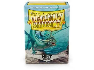 Matte Mint 100 ct Dragon Shield Sleeves Standard Size FREE SHIPPING! 10% OFF 2+