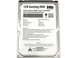 MDD 1TB 5400RPM 9.5mm 2.5" SATA 3.0Gb/s Gaming PS3/PS4 Internal Hard Drive