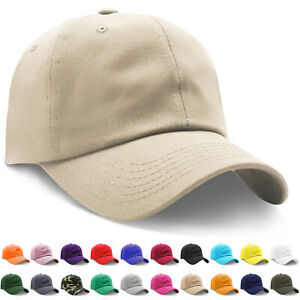 Mens Adjustable Cotton Baseball Caps Dad Hat Washed Ball Cap for Men and Women