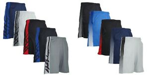 Mens Casual Mesh Shorts Basketball Sports Two Tone Gym Pants Workout Summer S-2X
