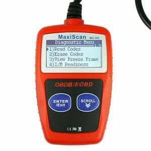 Mini LCD Vehicle OBDII OBD2 EOBD CAN Scan Tool Diagnostic Scanner Code Reader