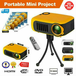 Mini Portable LED Full HD 1080p Projector Home Theater Cinema w/HDMI/AV/USB Port