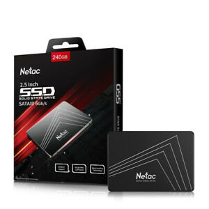 Netac 240GB SSD 2.5'' SATA III 6Gbp/s Internal Solid State Drive 500MB/S PC/MAC