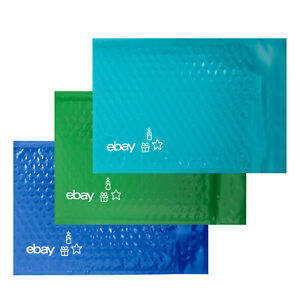 NEW PRODUCT Holiday 6.5” x 9.25” Padded Bubble Mailer – Teal, Blue, and Green