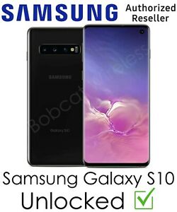 NEW Samsung Galaxy S10 Black 128GB Sprint AT&T T-Mobile Verizon Factory Unlocked