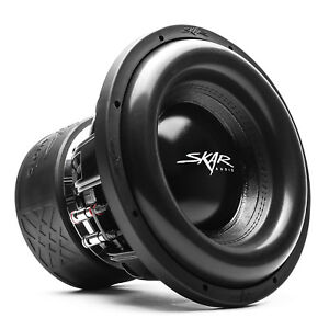 NEW SKAR AUDIO ZVX-12v2 D2 12" 3000W MAX POWER DUAL 2 OHM SUBWOOFER