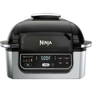 Ninja Foodi 5-in-1 Indoor Electric Countertop Grill with Air Fryer- AG302