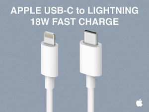 ORIGINAL Apple 18W USB-C Lightning Charging Cable For iPhone 11 12 Mini Pro Max