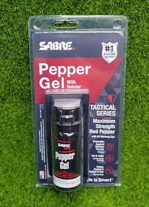 Sabre Red Pepper Gel Spray Repellent Self Defense W/HOLSTER - MK-3-GEL-H-US