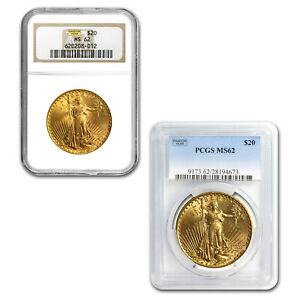 SPECIAL PRICE! $20 Saint Gold Double Eagle MS-62 NGC/PCGS (Random)