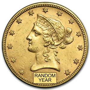 SPECIAL PRICE! US Gold $10 Liberty Head Gold Eagle Random Date AU Condition